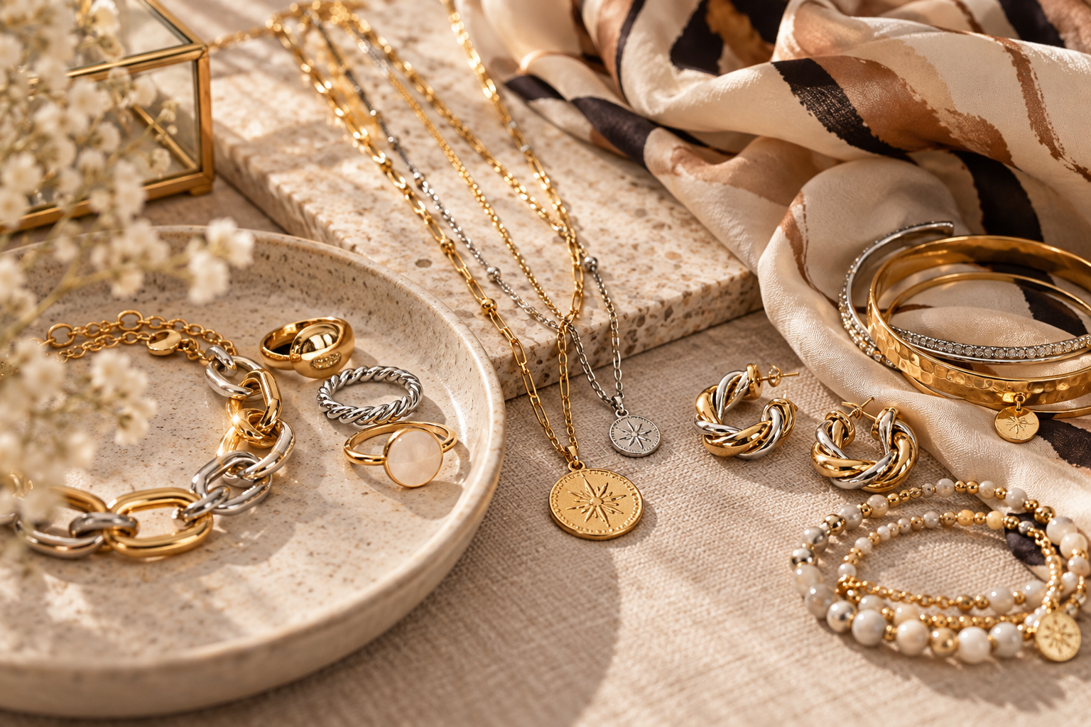Comment associer ses bijoux avec style ? 7 conseils pour un look harmonieux