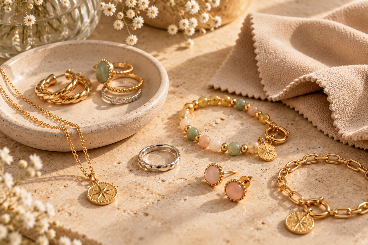 Comment nettoyer et entretenir ses bijoux sans les abîmer ?